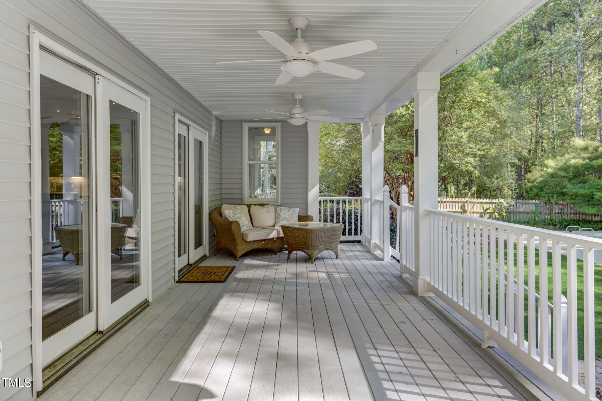 1029 Sunset Meadows Drive Apex, NC 27523 - Photo 11 of 52 a balcony with wooden floor and outdoor space