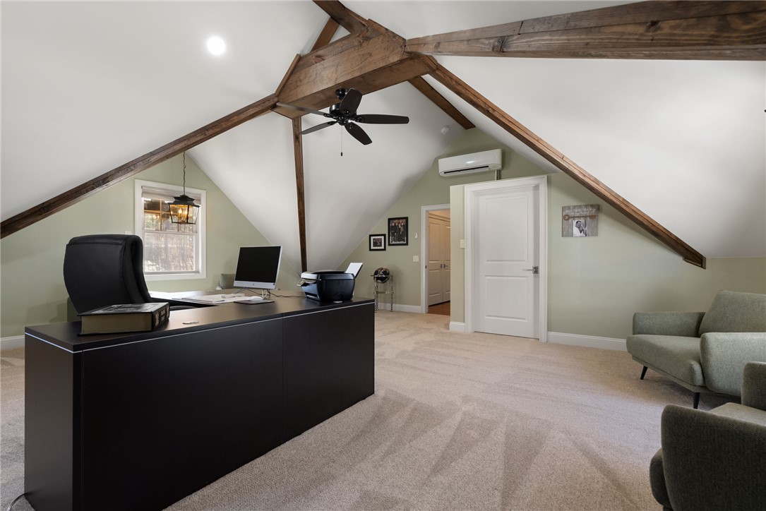 505 Northview Court Fair Play, SC 29643 - Photo 32 of 48 This spacious office features exposed beams and abundant natural light, perfect for productivity.
