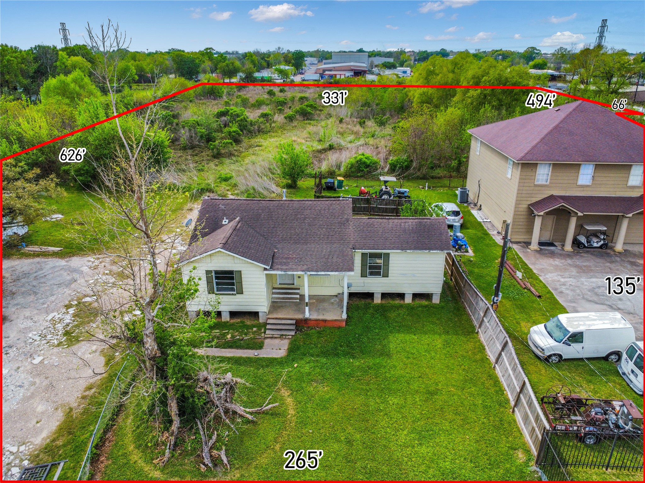 13301-13309 Reeveston Road Houston, TX 77039 - Photo 5 of 35 an aerial view of a house with garden