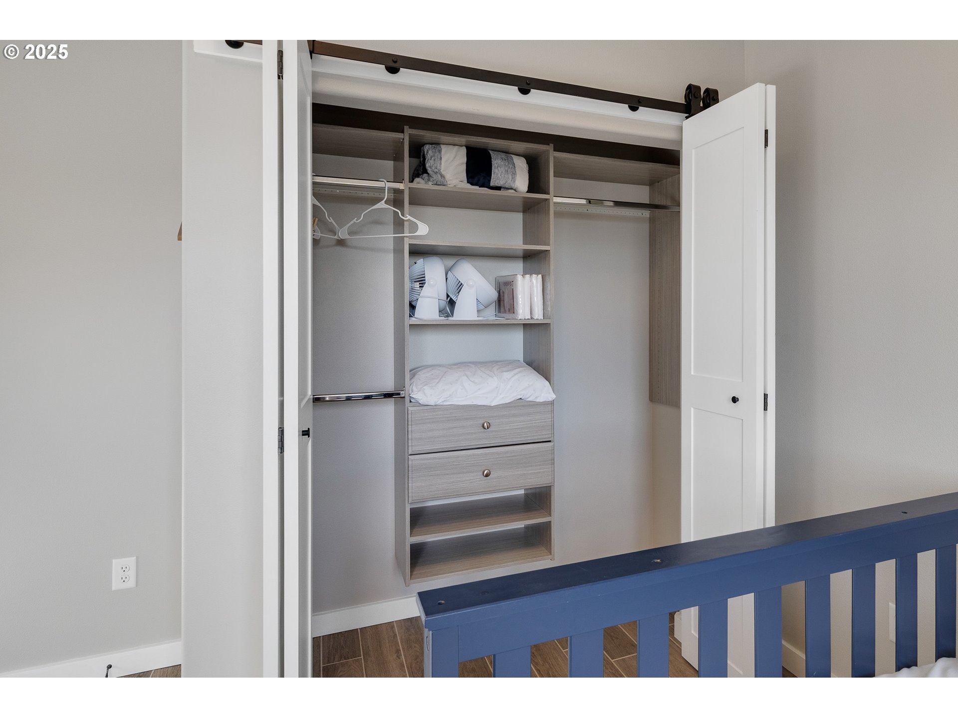 4380 Sequoia Loop Tillamook, OR 97141 - Photo 35 of 40 a view of bedroom with wooden floor
