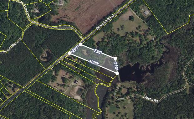 5955 Bears Bluff Road Wadmalaw Island, SC 29487 - Photo 5 of 13 Aerial View