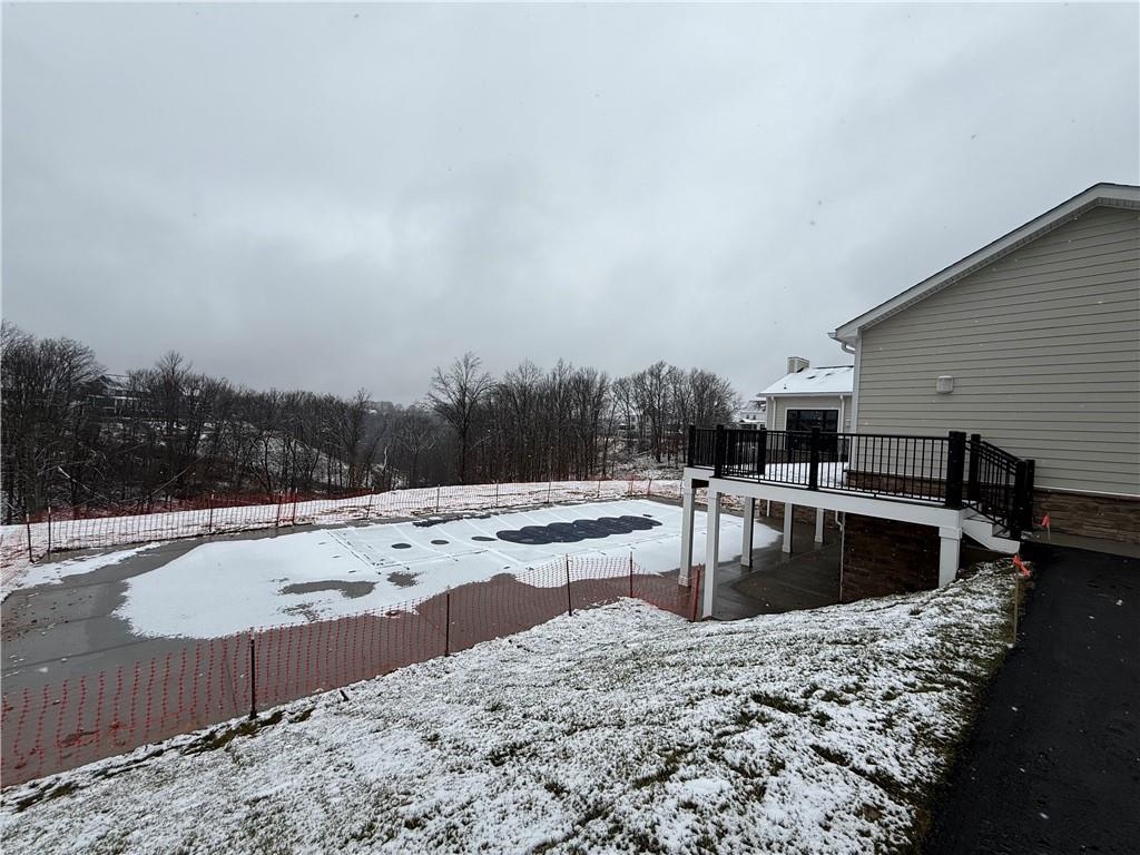 3031 Spruce Road Gibsonia, PA 15044 - Photo 49 of 49 a view of a swimming pool with a lounge chair