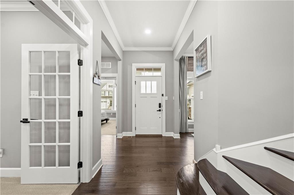 3031 Spruce Road Gibsonia, PA 15044 - Photo 9 of 49 wooden floor in a hall with an entryway