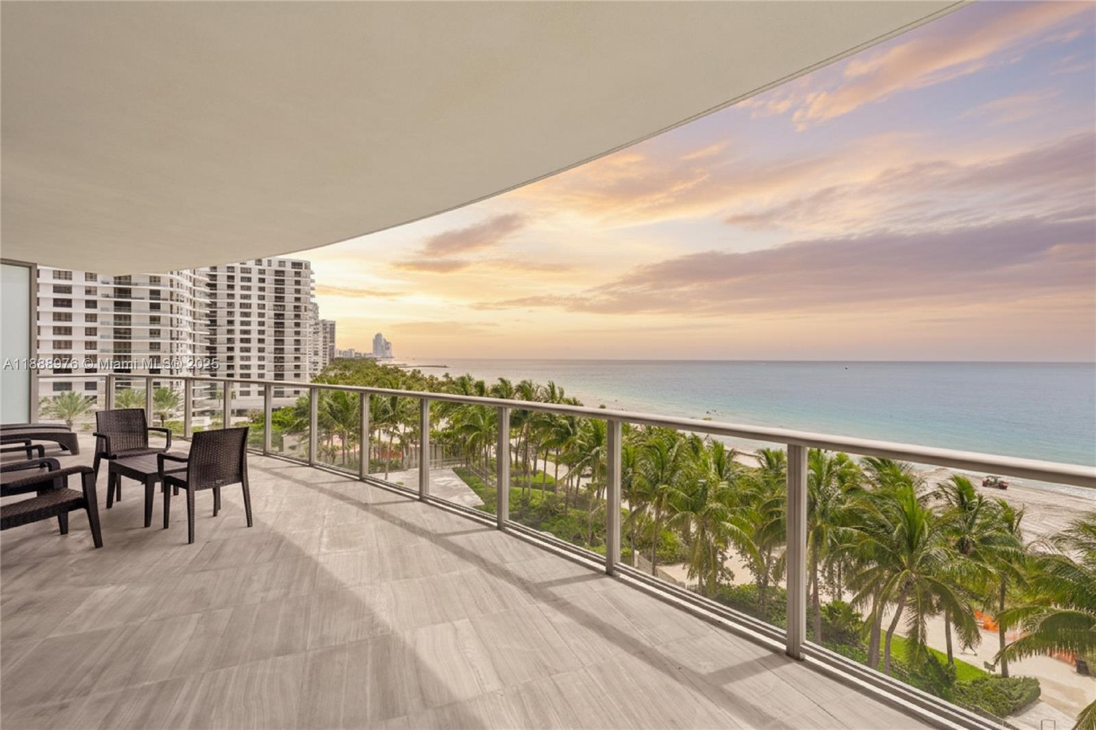9703 Collins Avenue, Unit 600 Bal Harbour, FL 33154 - Photo 1 of 53 a view of outdoor space with seating area