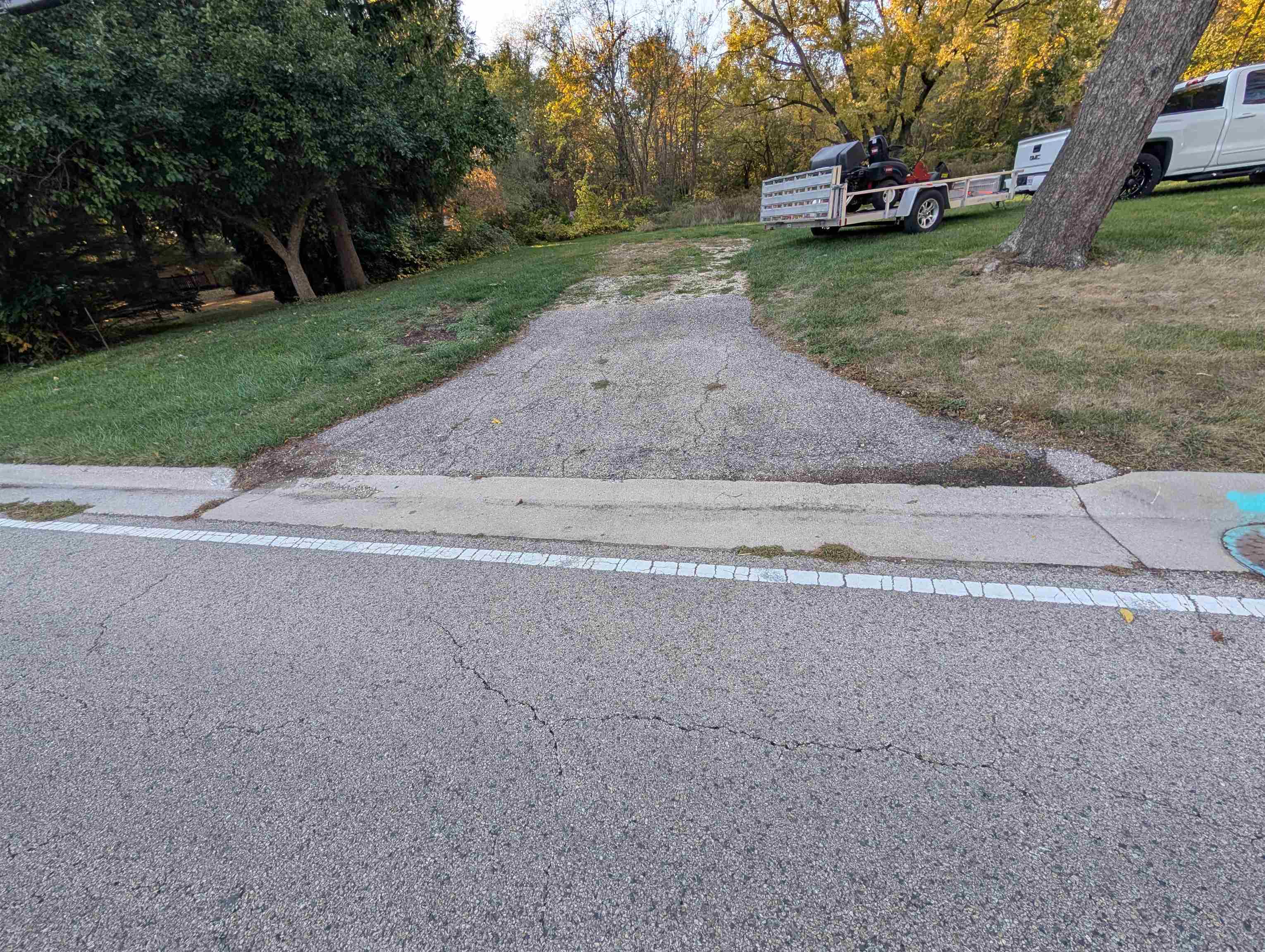 3349 Mill Road Cherry Valley, IL 61016 - Photo 2 of 41 a view of a yard with car parked