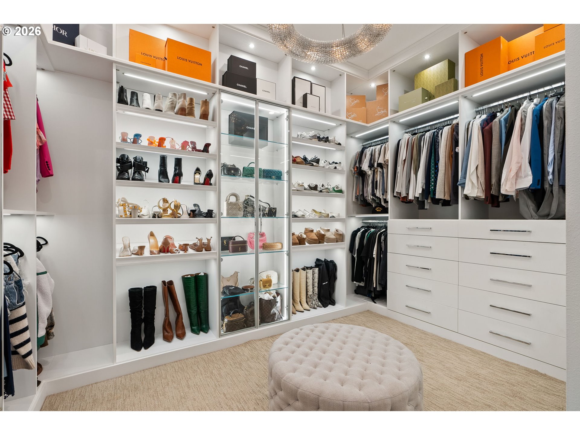 22280 Southwest Stafford Road Tualatin, OR 97062 - Photo 26 of 48 a view of walk in closet with clothes and shoes