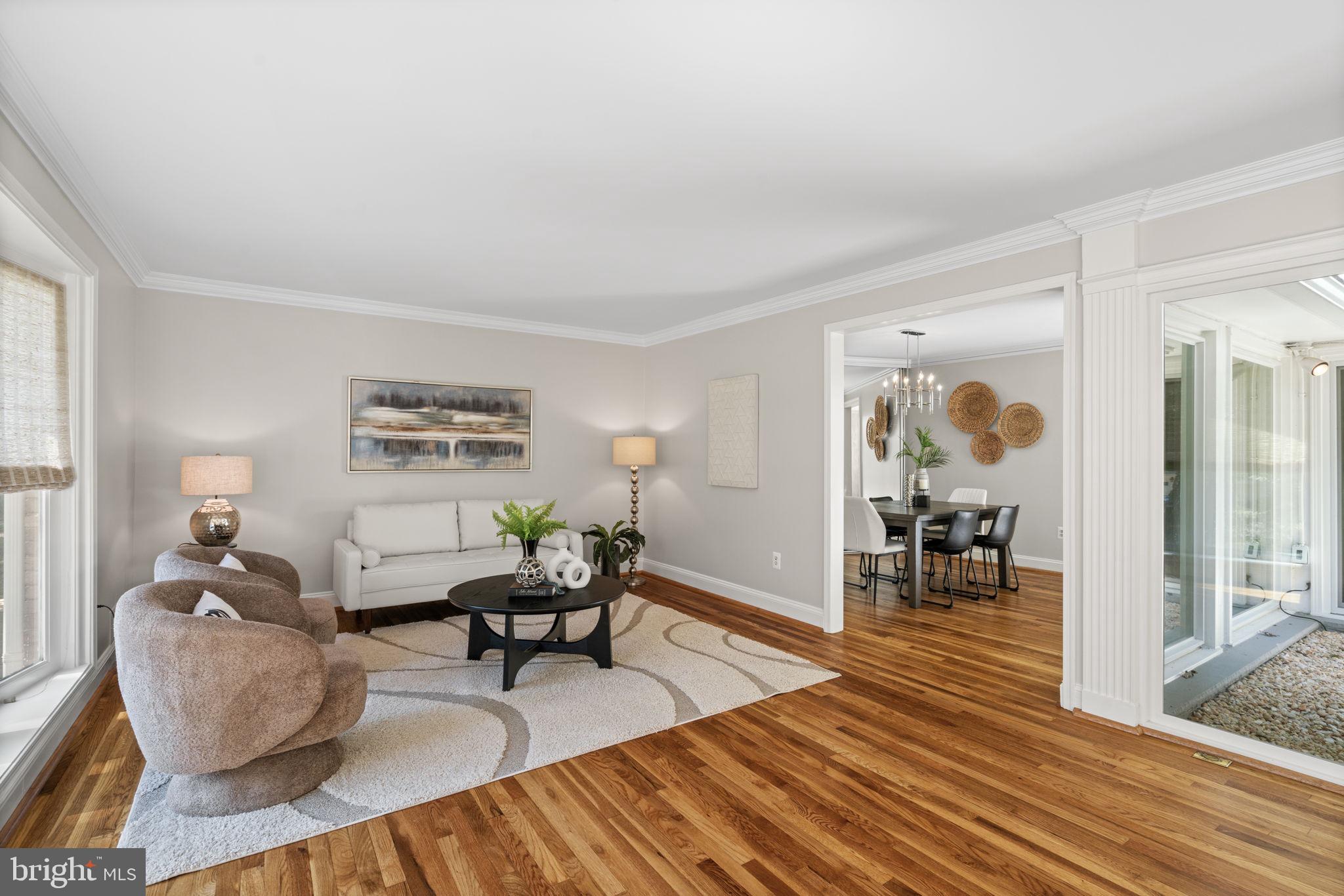 8206 Langbrook Road Springfield, VA 22152 - Photo 13 of 48 Gleaming NEWLY Refinished Hardwood Floors!