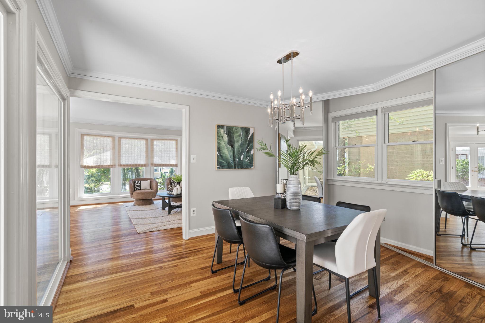 8206 Langbrook Road Springfield, VA 22152 - Photo 18 of 48 Easy Flow from Living to Dining