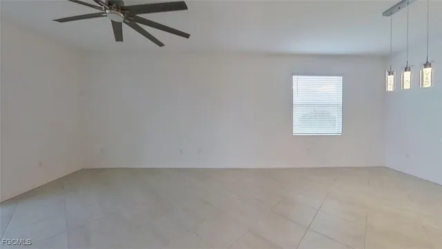 a view of a lake with a big yard