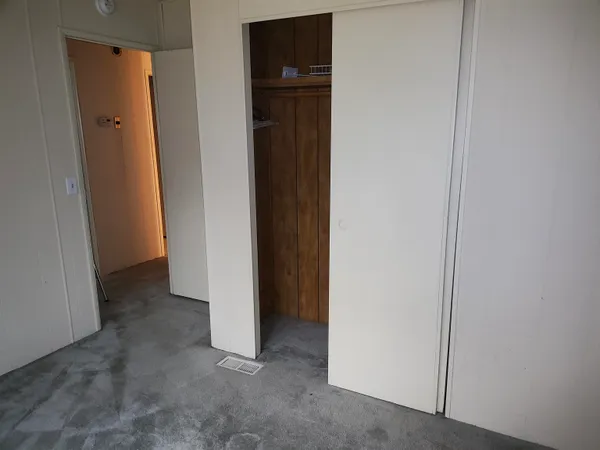 a close view of door