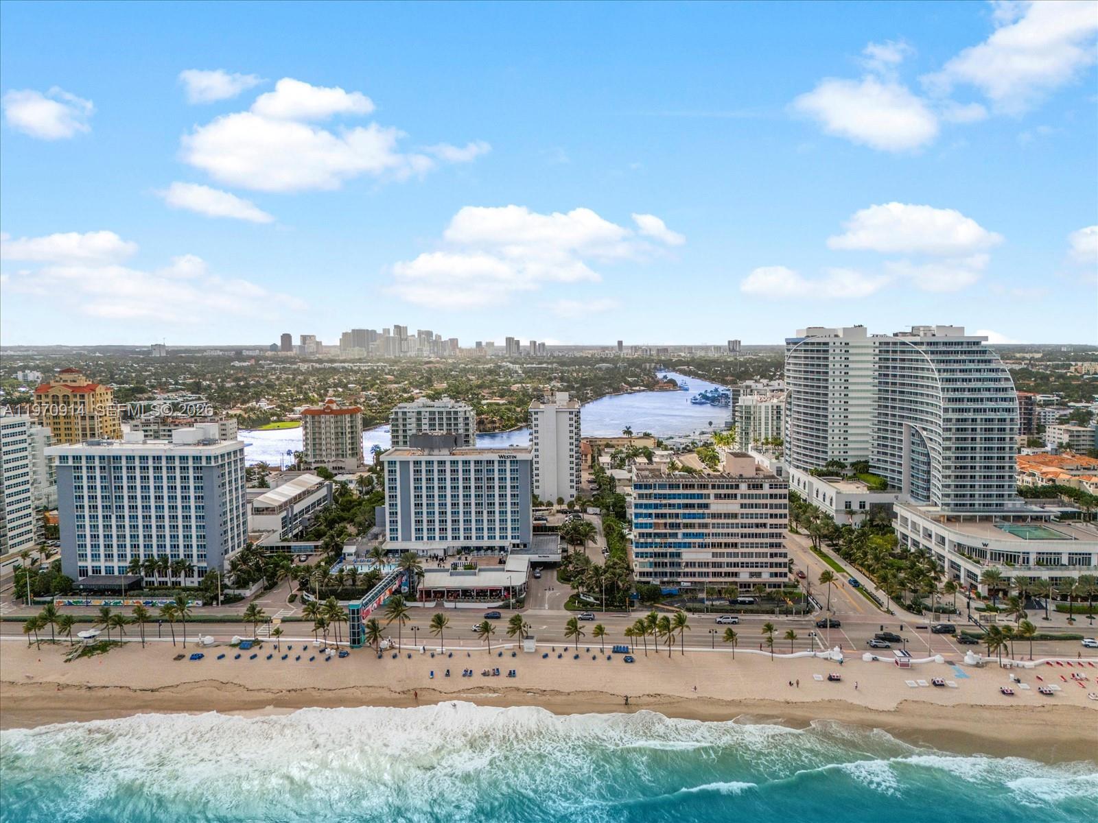 336 North Birch Road, Unit PH Fort Lauderdale, FL 33304 - Photo 50 of 68 a view of a city view