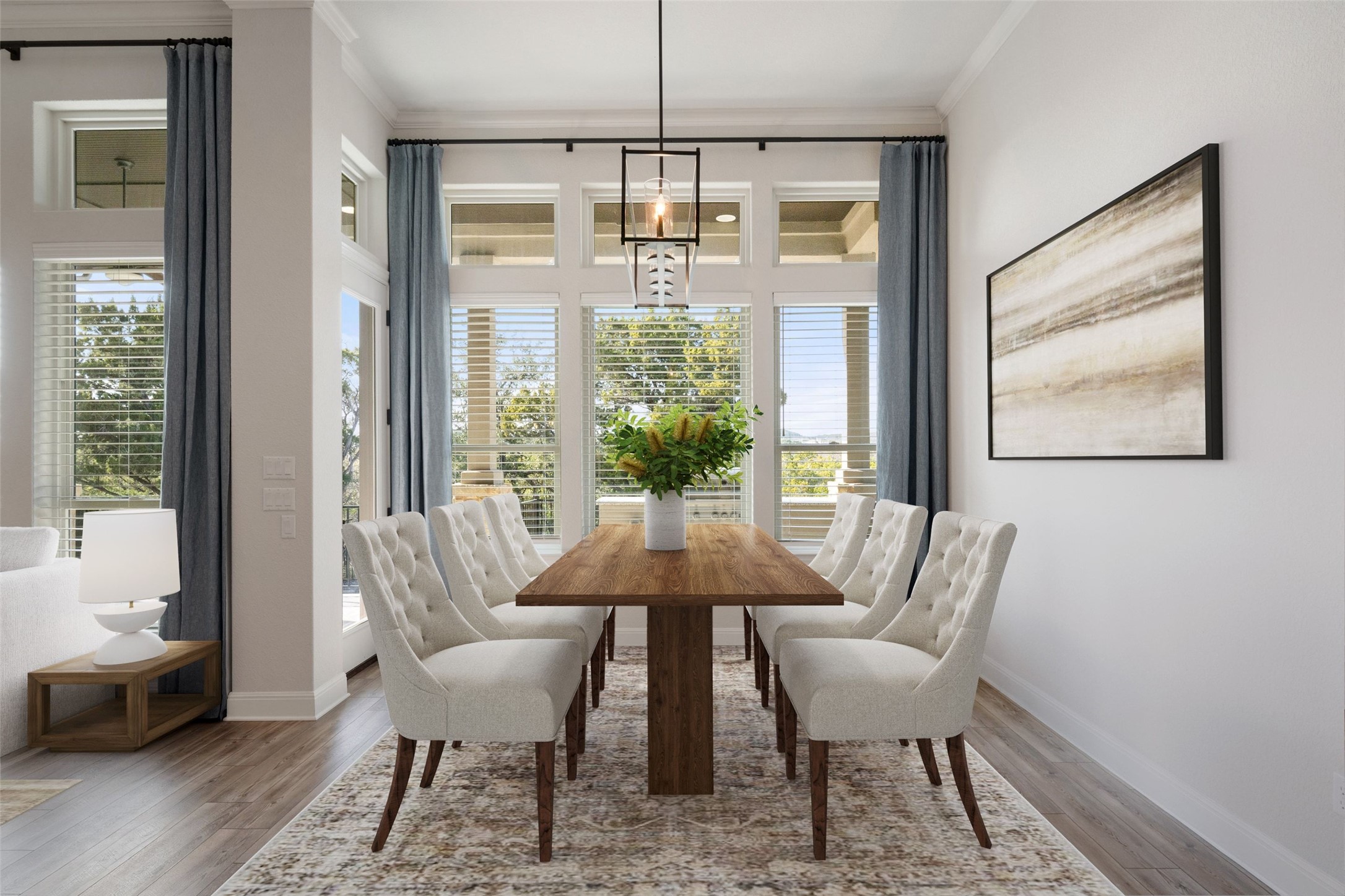 5420 Destination Way Jonestown, TX 78645 - Photo 5 of 40 Dedicated dining area overlooking the private backyard