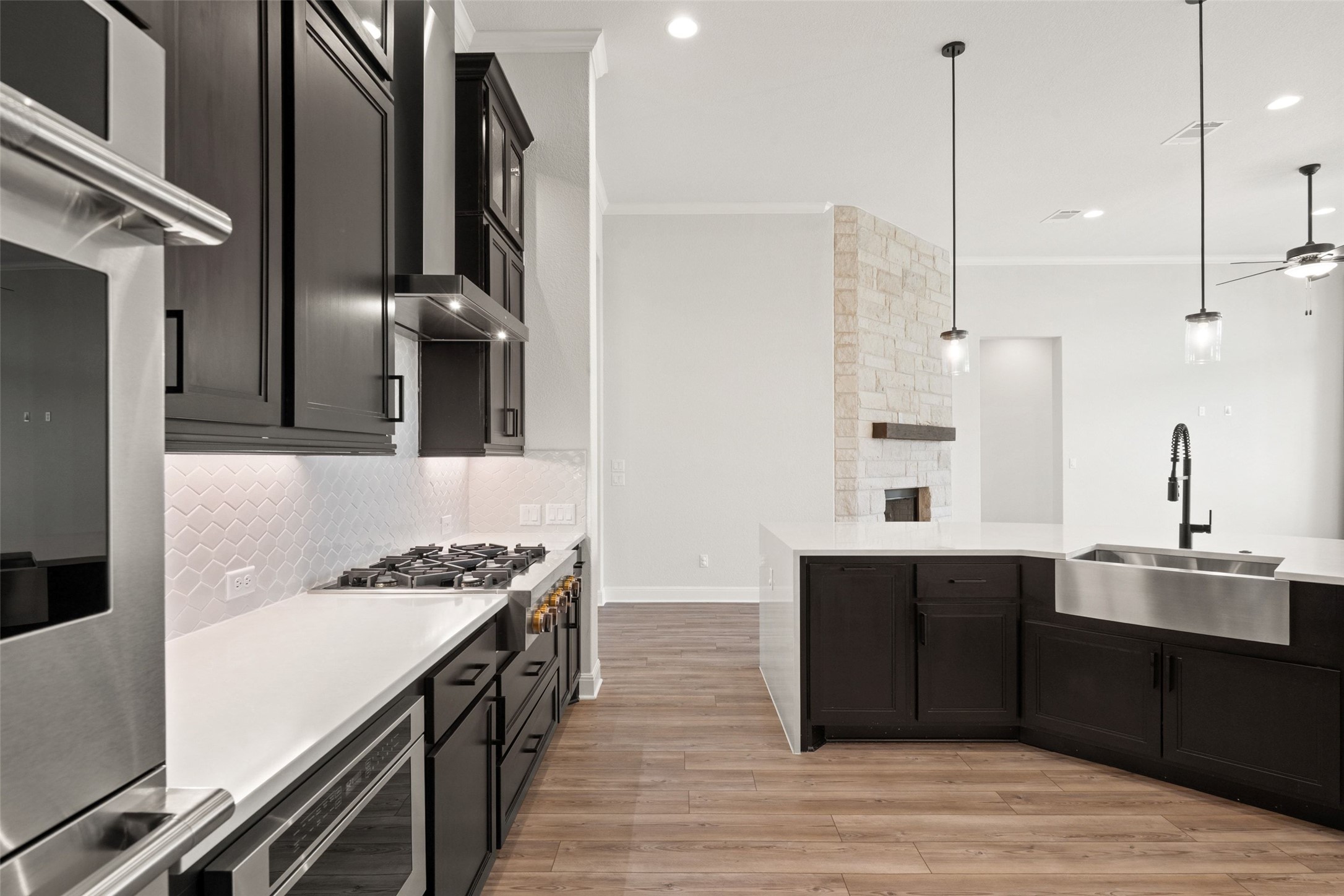 5420 Destination Way Jonestown, TX 78645 - Photo 10 of 40 Fantastic kitchen with waterfall island