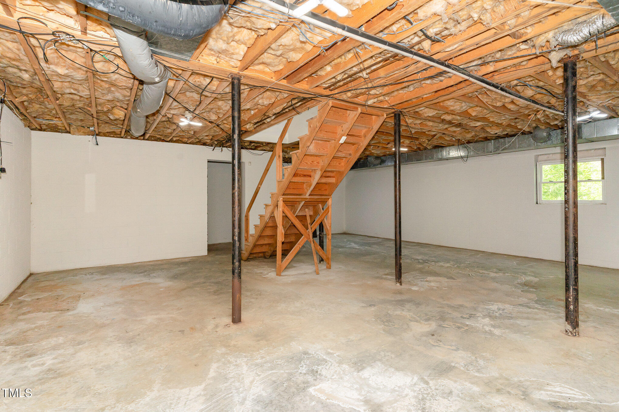200 Weybossett Road Henderson, NC 27537 - Photo 25 of 30 a view of a room with a wooden stairs