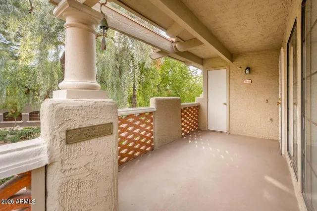 a view of outdoor space and balcony