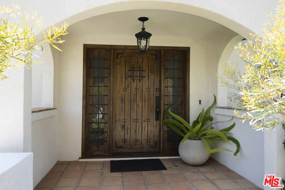 1601 Hi Point Street Los Angeles, CA 90035 - Photo 4 of 25 a potted plant sitting in front of a door