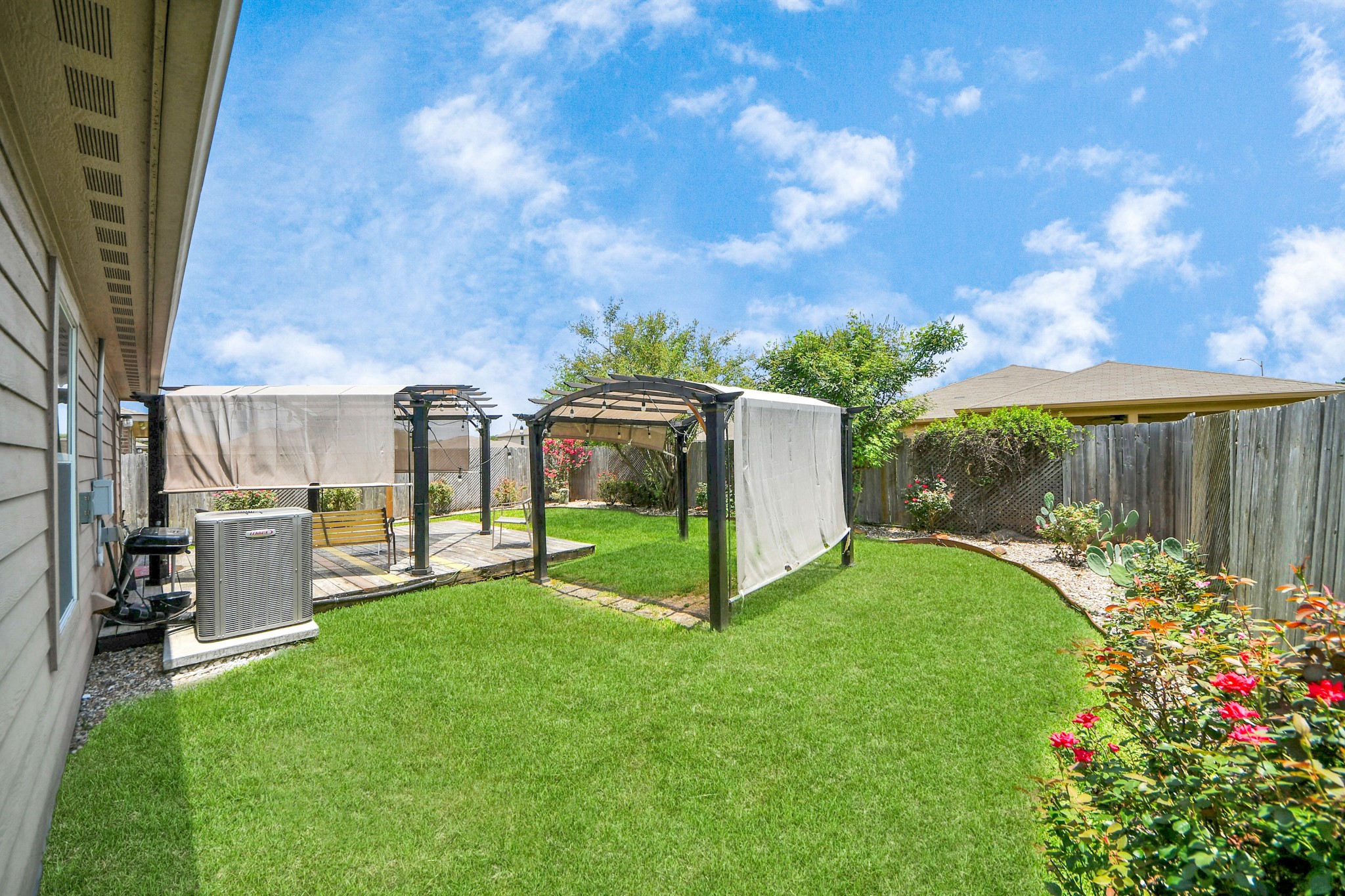 28961 San Bernard River Loop Spring, TX 77386 - Photo 32 of 36 a view of a garden with a large tree