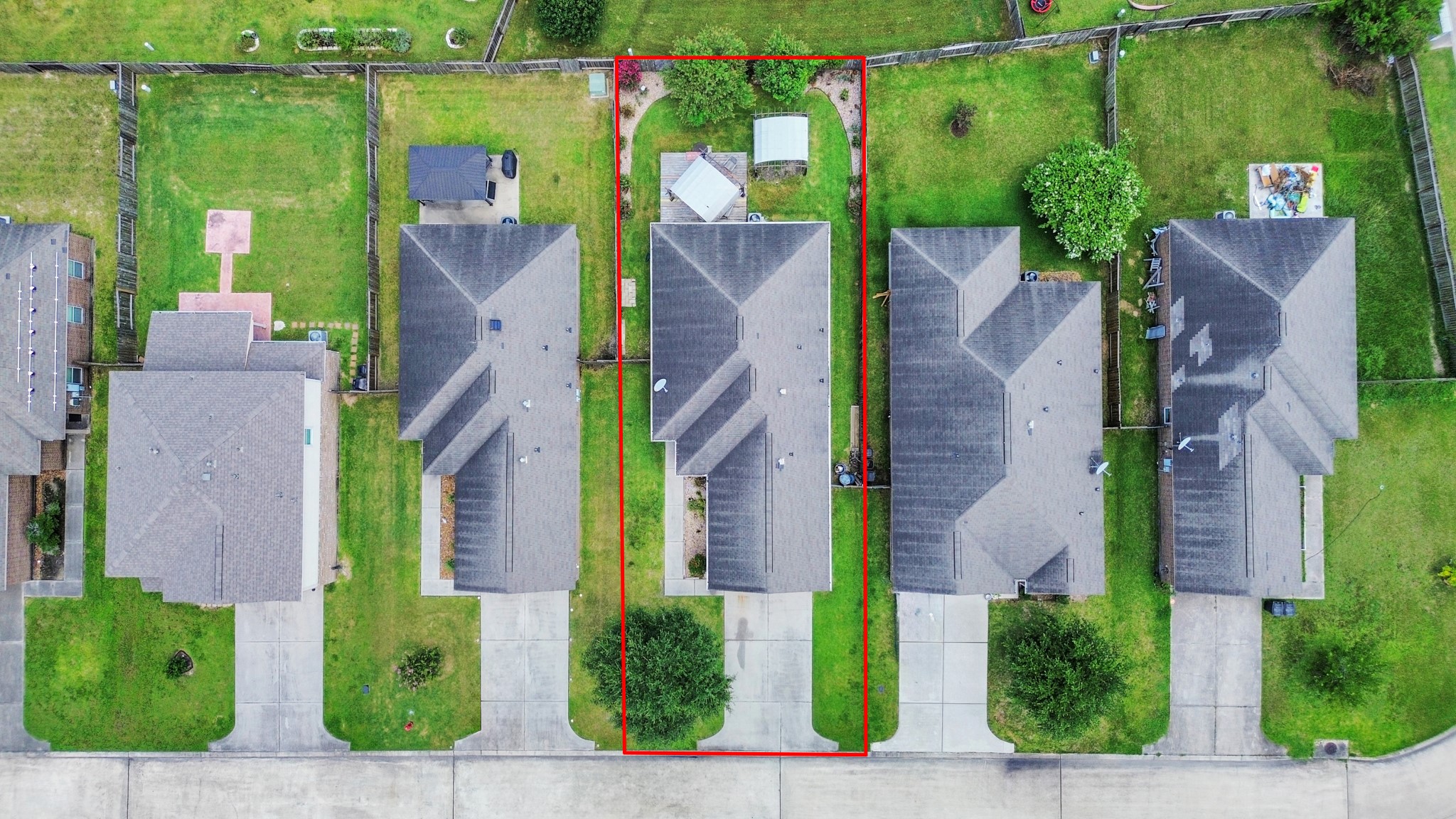 28961 San Bernard River Loop Spring, TX 77386 - Photo 33 of 36 an aerial view of a house with a yard basket ball court and outdoor seating