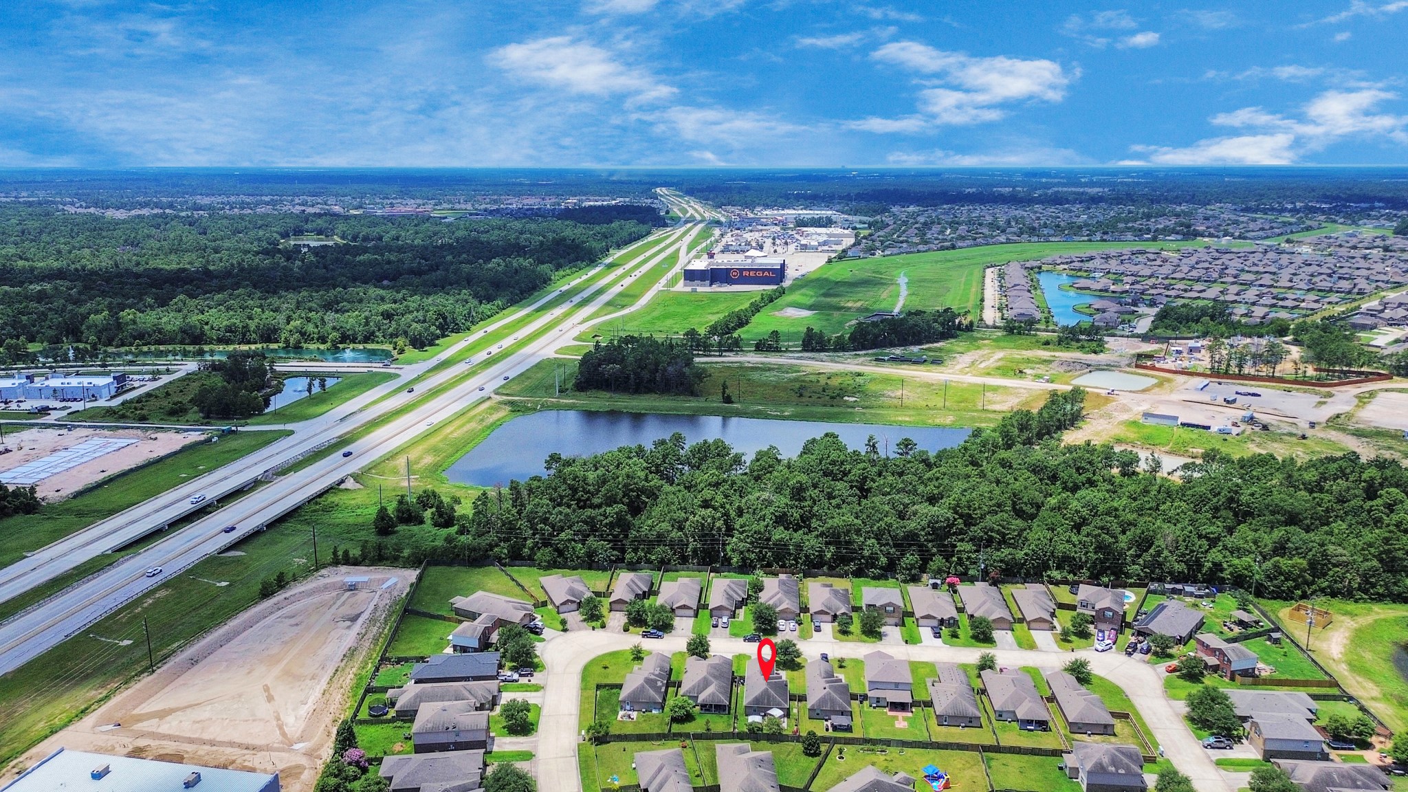 28961 San Bernard River Loop Spring, TX 77386 - Photo 36 of 36 a view of a city and lake view