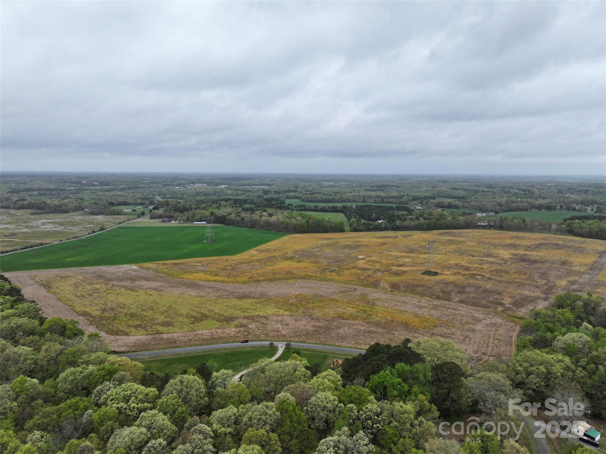 a view of a lake with a big yard