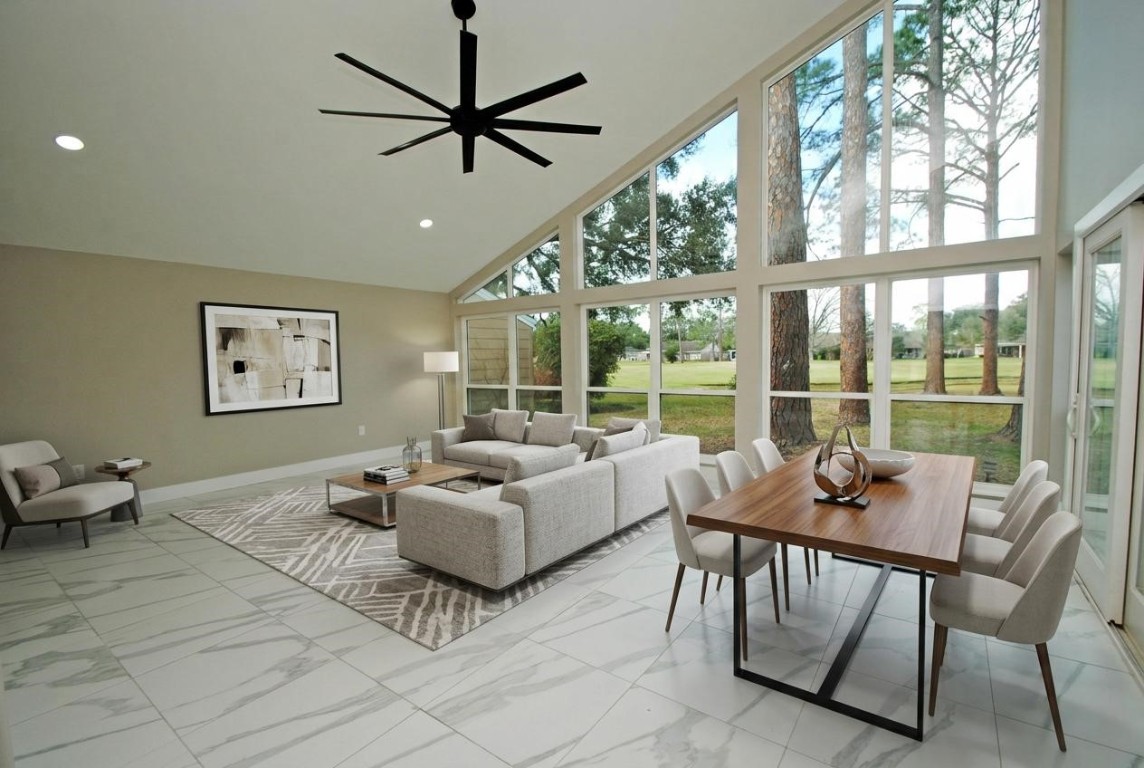 3322 Robinson Road Missouri City, TX 77459 - Photo 18 of 27 a living room with furniture and a large window