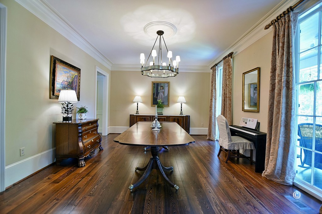 8000 Midland Road, Unit 2 Midland, GA 31820 - Photo 15 of 54 Dining Room with Beautiful Mouldings