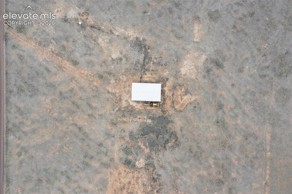 33455 Fossinger Road Yoder, CO 80864 - Photo 26 of 30 Aerial view showing top of 30 x 50 barn/garage/workshop
