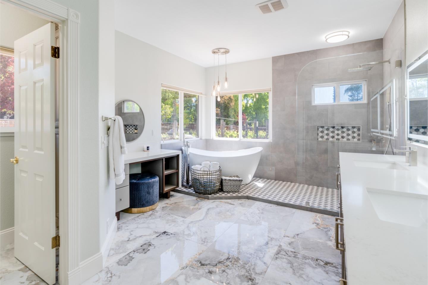 1940 Pear Drive Morgan Hill, CA 95037 - Photo 18 of 36 a living room with furniture a fireplace and a large window