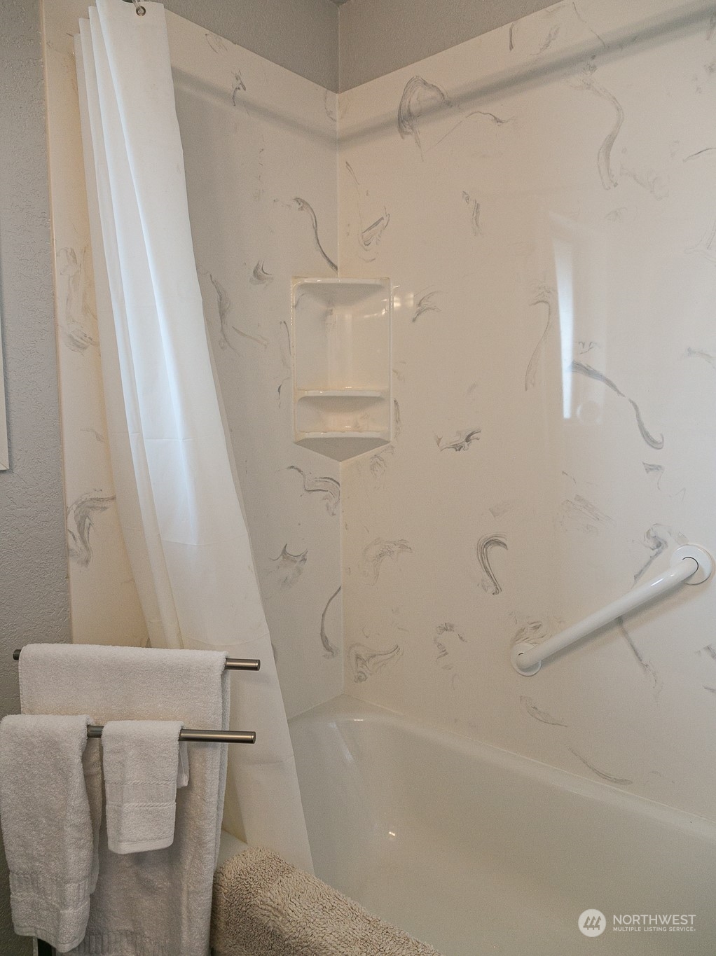 240 Osborn Road Port Angeles, WA 98362 - Photo 21 of 37 a bathroom with a bathtub and a shower