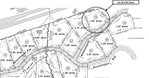 $61,200 | Lot 18 Mountain Gate Crossing, Ellijay, GA 30536