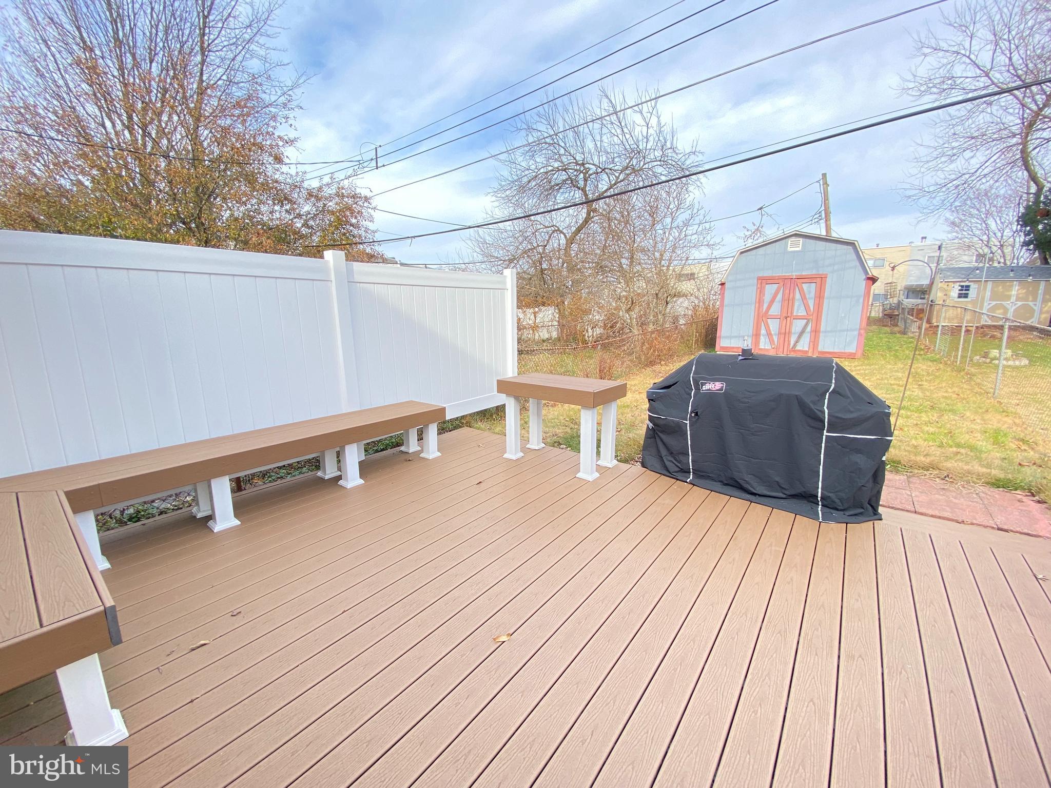 3209 Fairdale Road Philadelphia, PA 19154 - Photo 11 of 23 New deck with pvc privacy fence