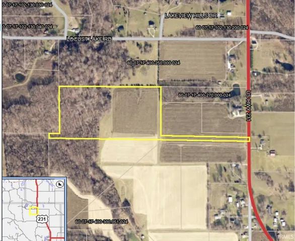 $229,900 | 25.41-ac North 25.41-ac N 231st, Spencer, IN 47460