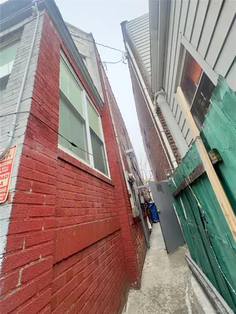 a balcony with wooden floor