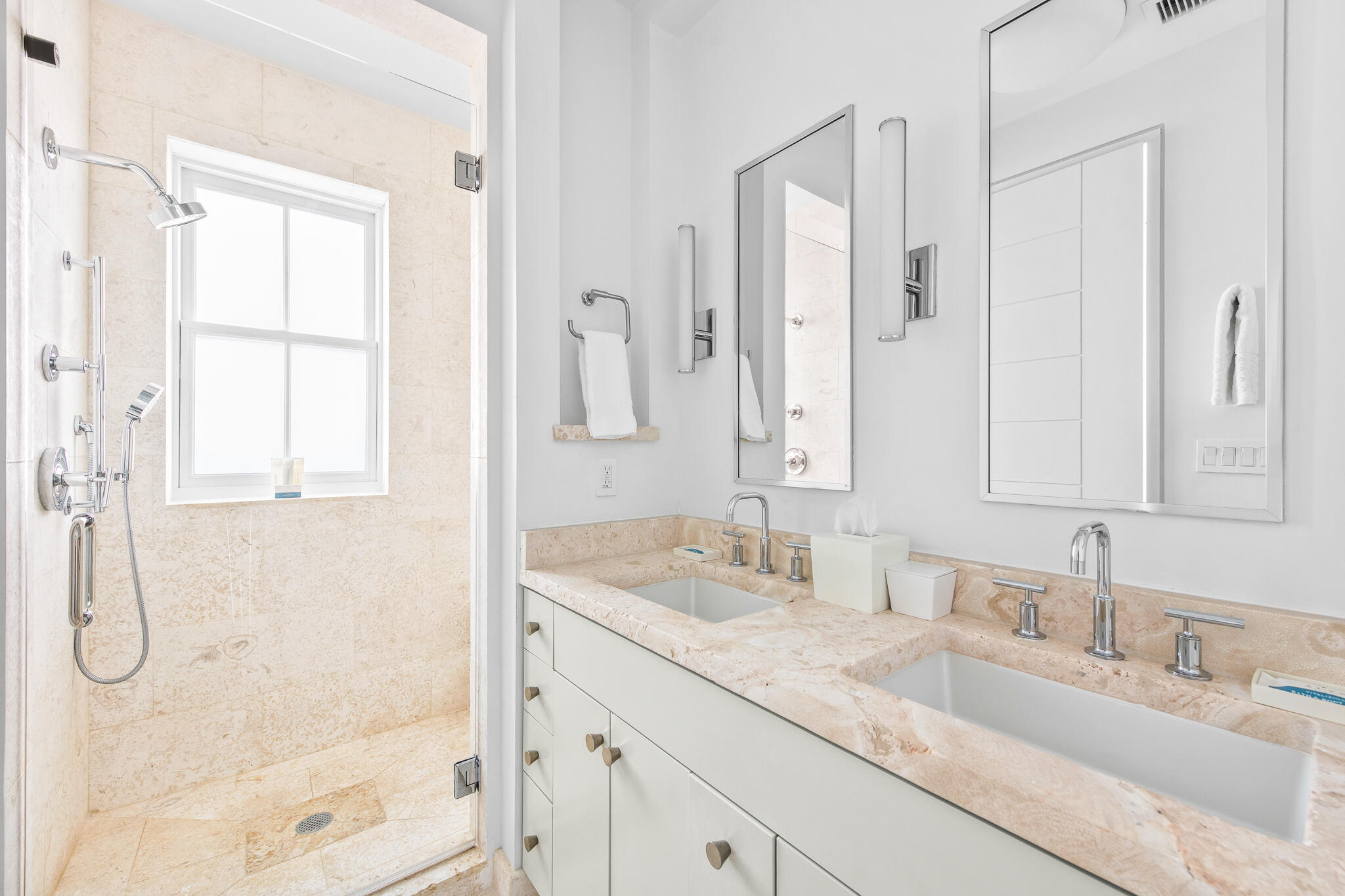 74 Governors Ct Inlet Beach, Unit 304 Inlet Beach, FL 32461 - Photo 11 of 39 a bathroom with a granite countertop sink and a mirror