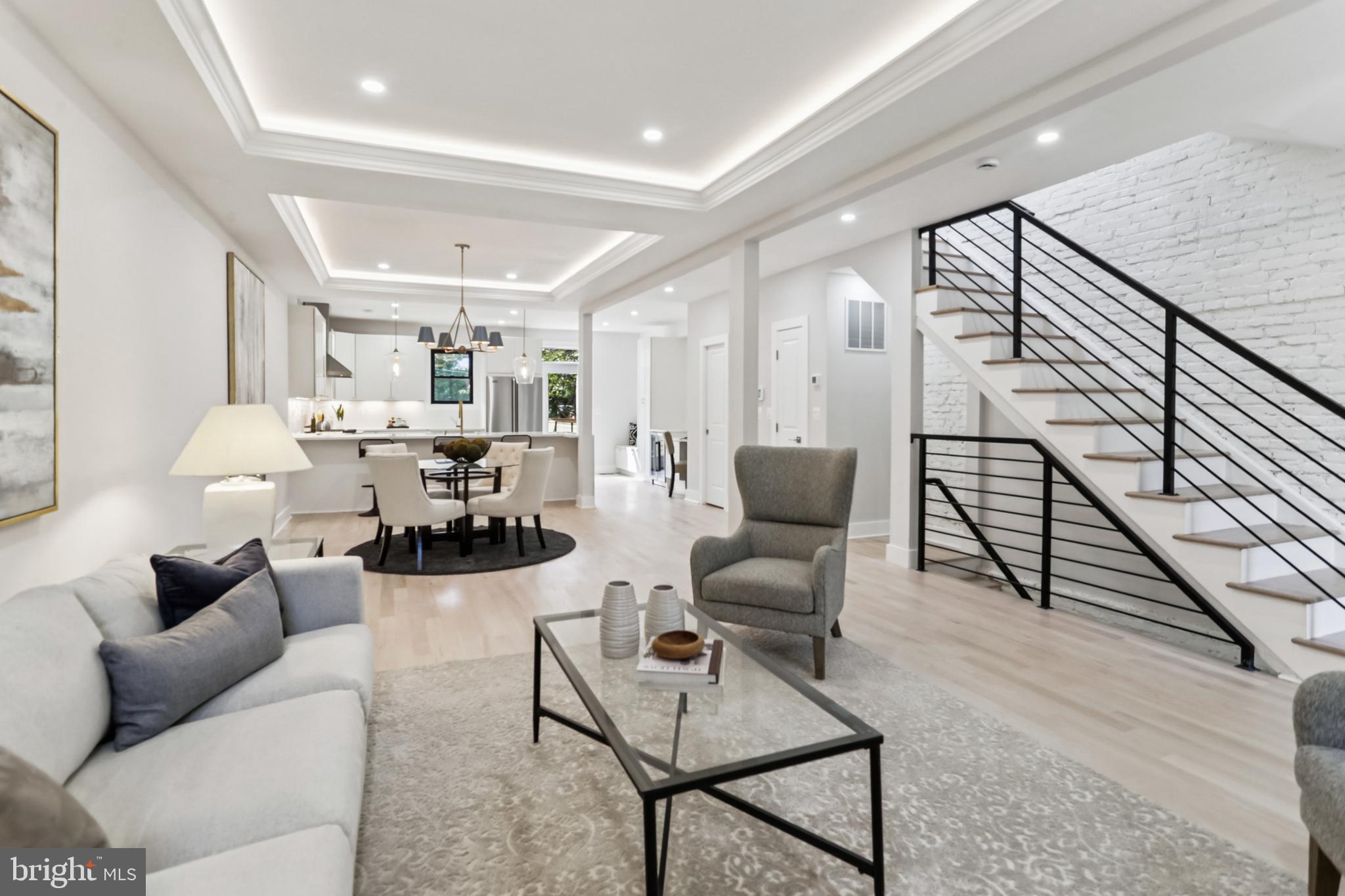 208 Webster Street Northwest Washington, DC 20011 - Photo 2 of 46 a living room with furniture and wooden floor