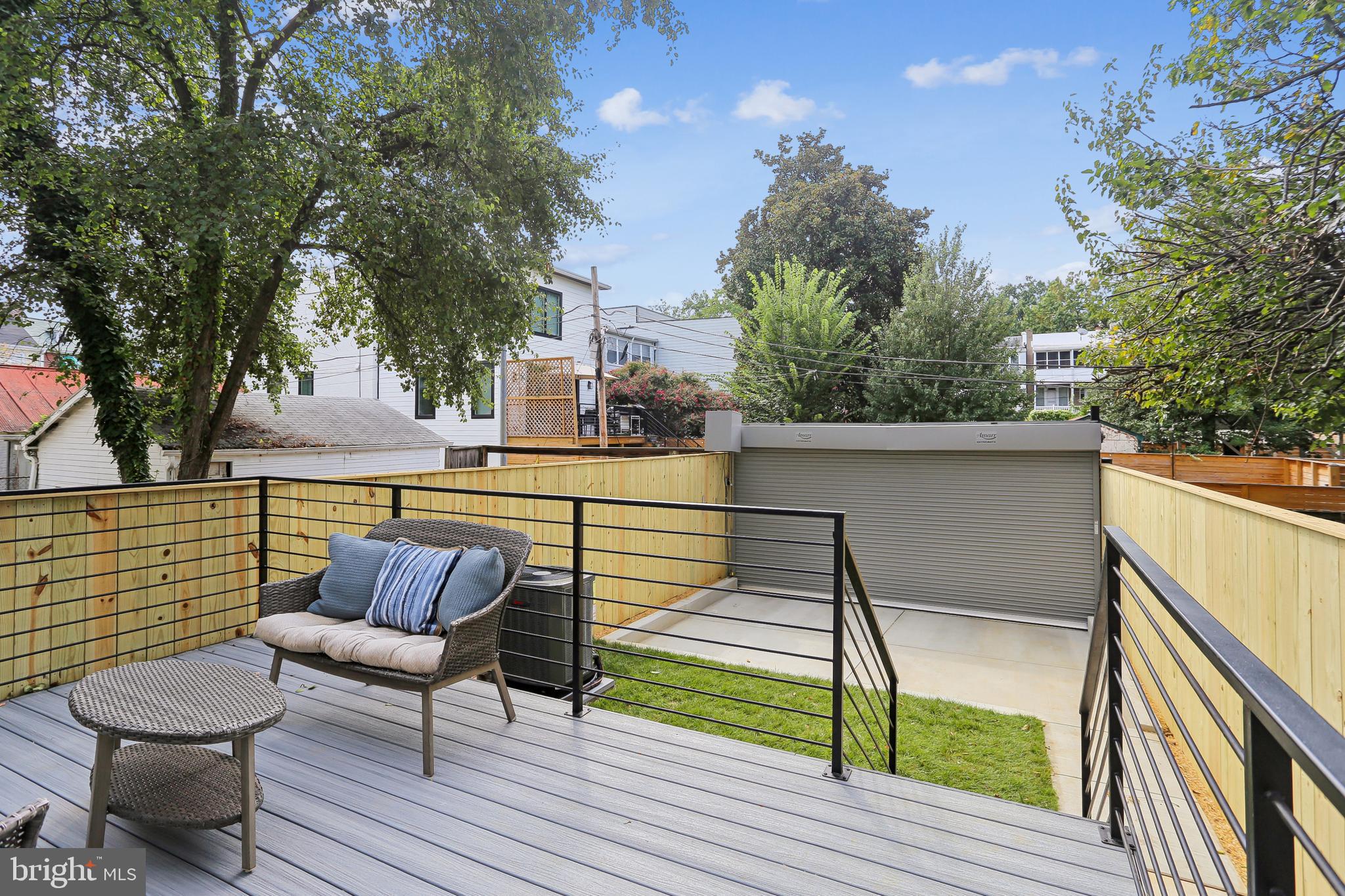 208 Webster Street Northwest Washington, DC 20011 - Photo 44 of 46 a view of outdoor seating space and deck