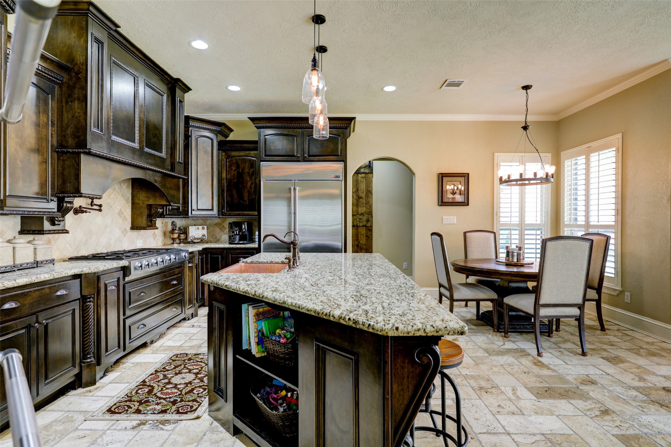 4434 Chateau Creek Way Spring, TX 77386 - Photo 15 of 34 The breakfast nook located off the kitchen and open to the living room.