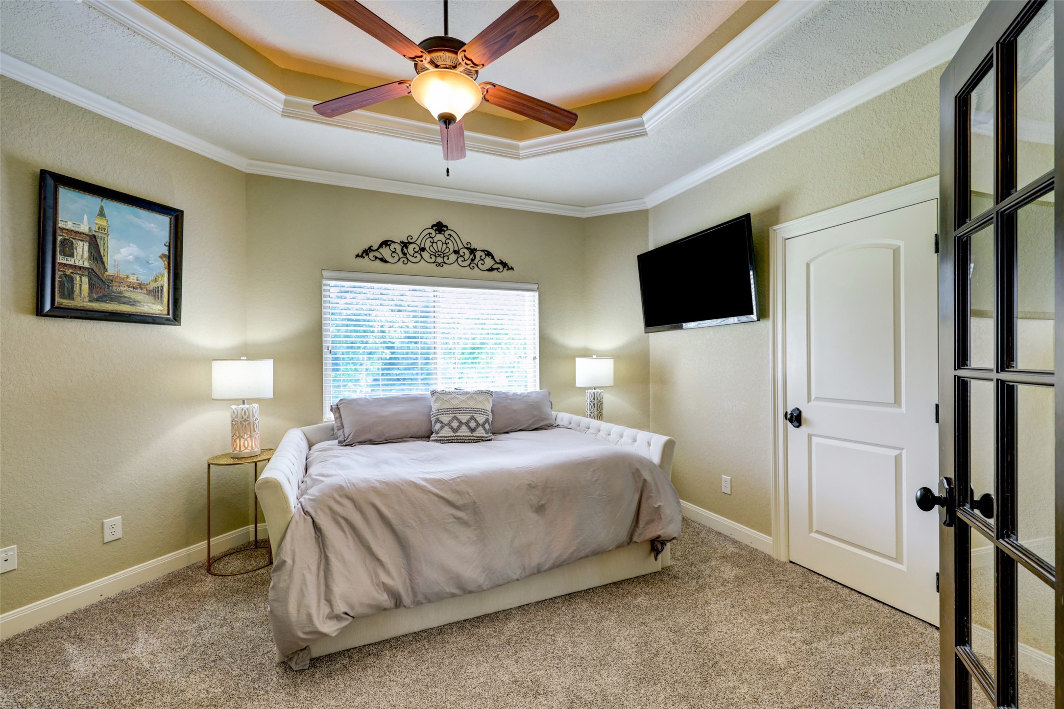 4434 Chateau Creek Way Spring, TX 77386 - Photo 29 of 34 One of the 3 bedrooms upstairs that has a walk-in closet and access to a full bathroom.