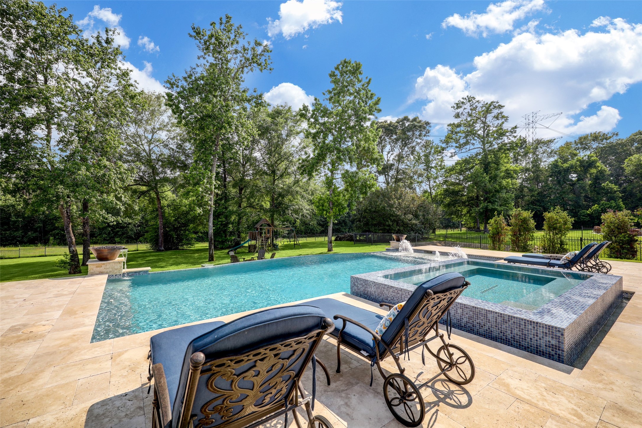 4434 Chateau Creek Way Spring, TX 77386 - Photo 5 of 34 Very private backyard with no back neighbors. This home backs up to a nature preserve and Spring Creek.