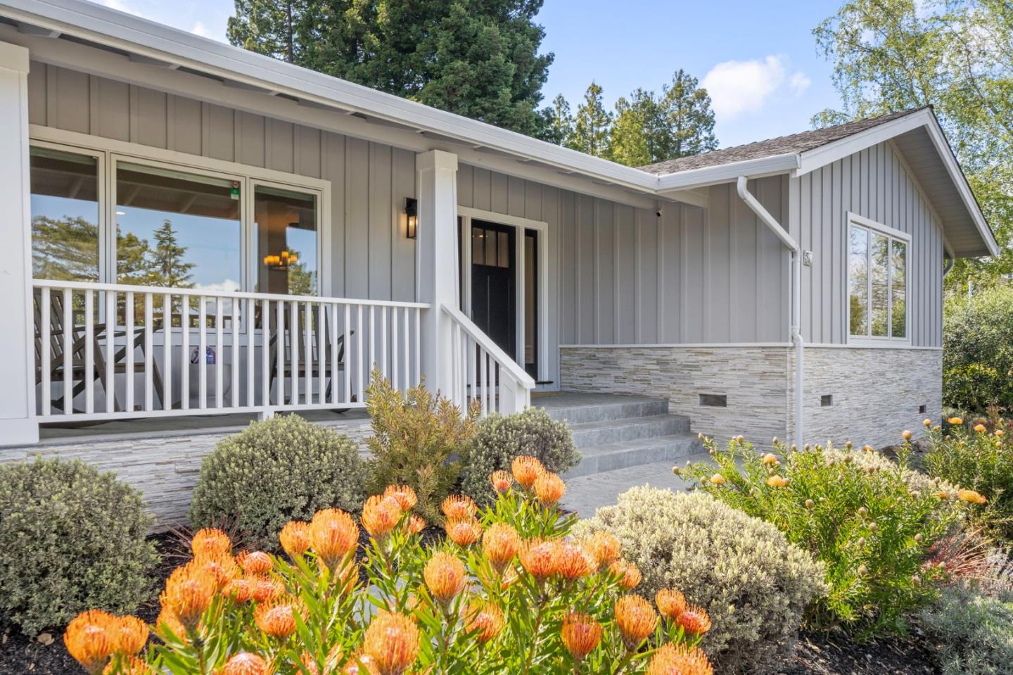 575 Darrell Road Hillsborough, CA 94010 - Photo 6 of 75 a view of a back yard of the house