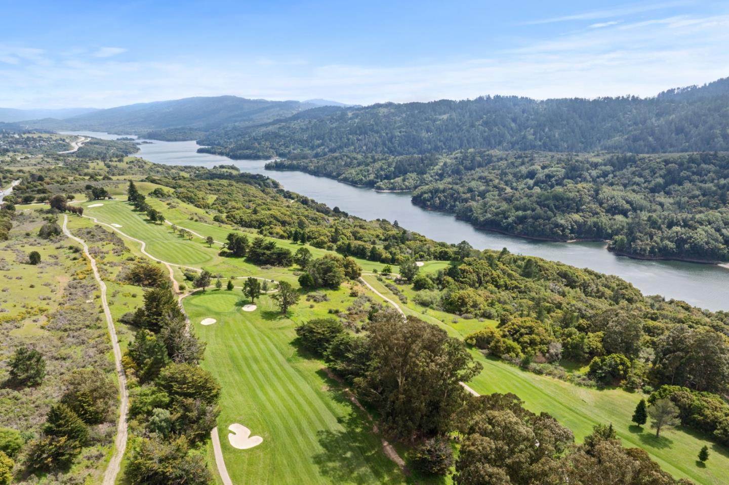 575 Darrell Road Hillsborough, CA 94010 - Photo 72 of 75 a view of a city with mountains in the background
