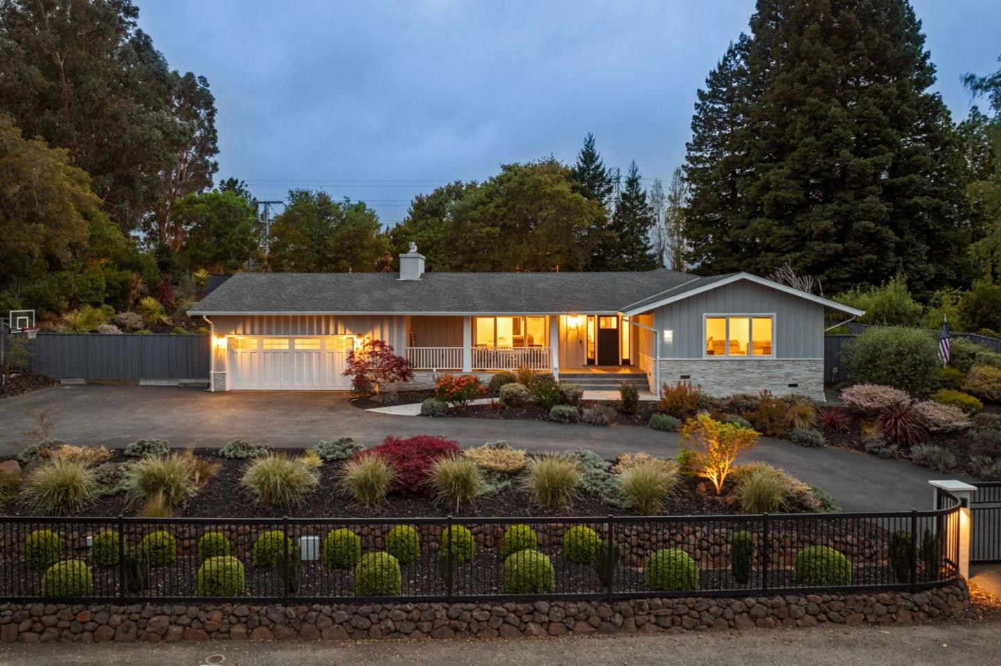 575 Darrell Road Hillsborough, CA 94010 - Photo 73 of 75 a view of a house with a yard