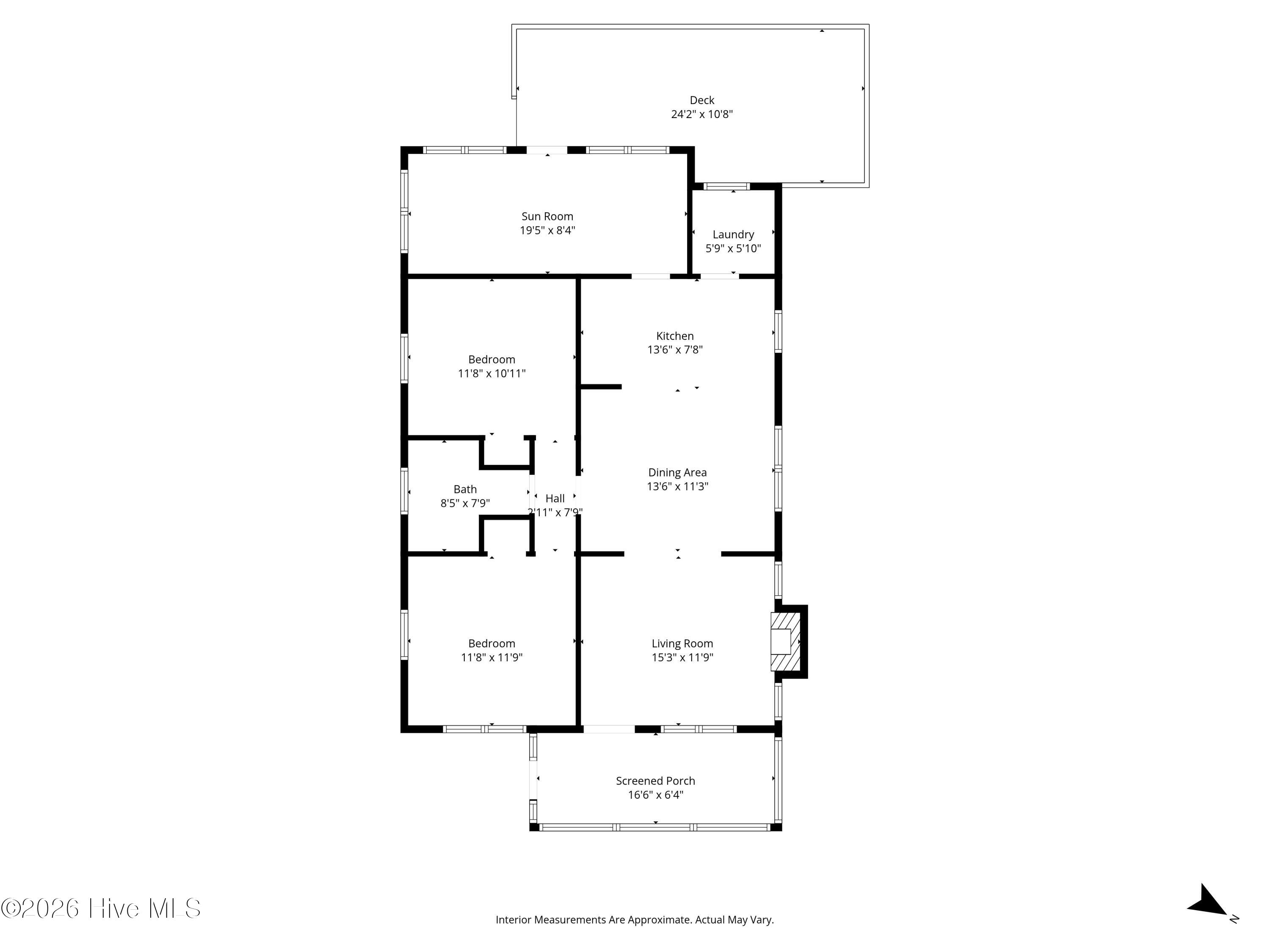 3908 Carolina Beach Road Wilmington, NC 28412 - Photo 33 of 33 Floorplan CB Rd