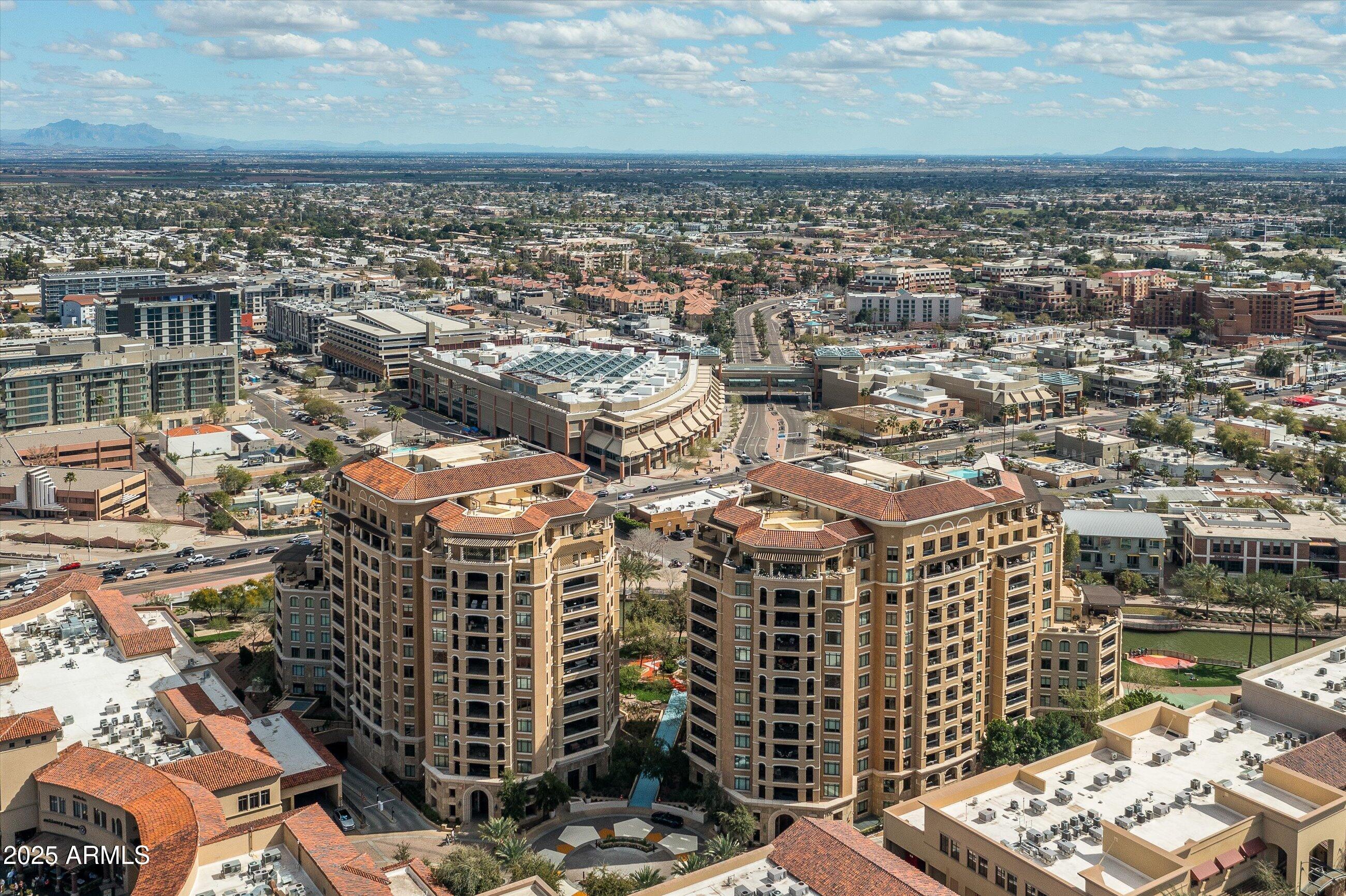 7175 East Camelback Road, Unit 510 Scottsdale, AZ 85251 - Photo 33 of 34 an aerial view of a city