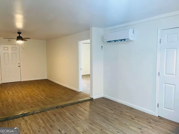 wooden floor in an empty room