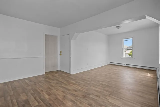 wooden floor in an empty room