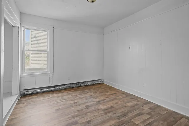 wooden floor in an empty room