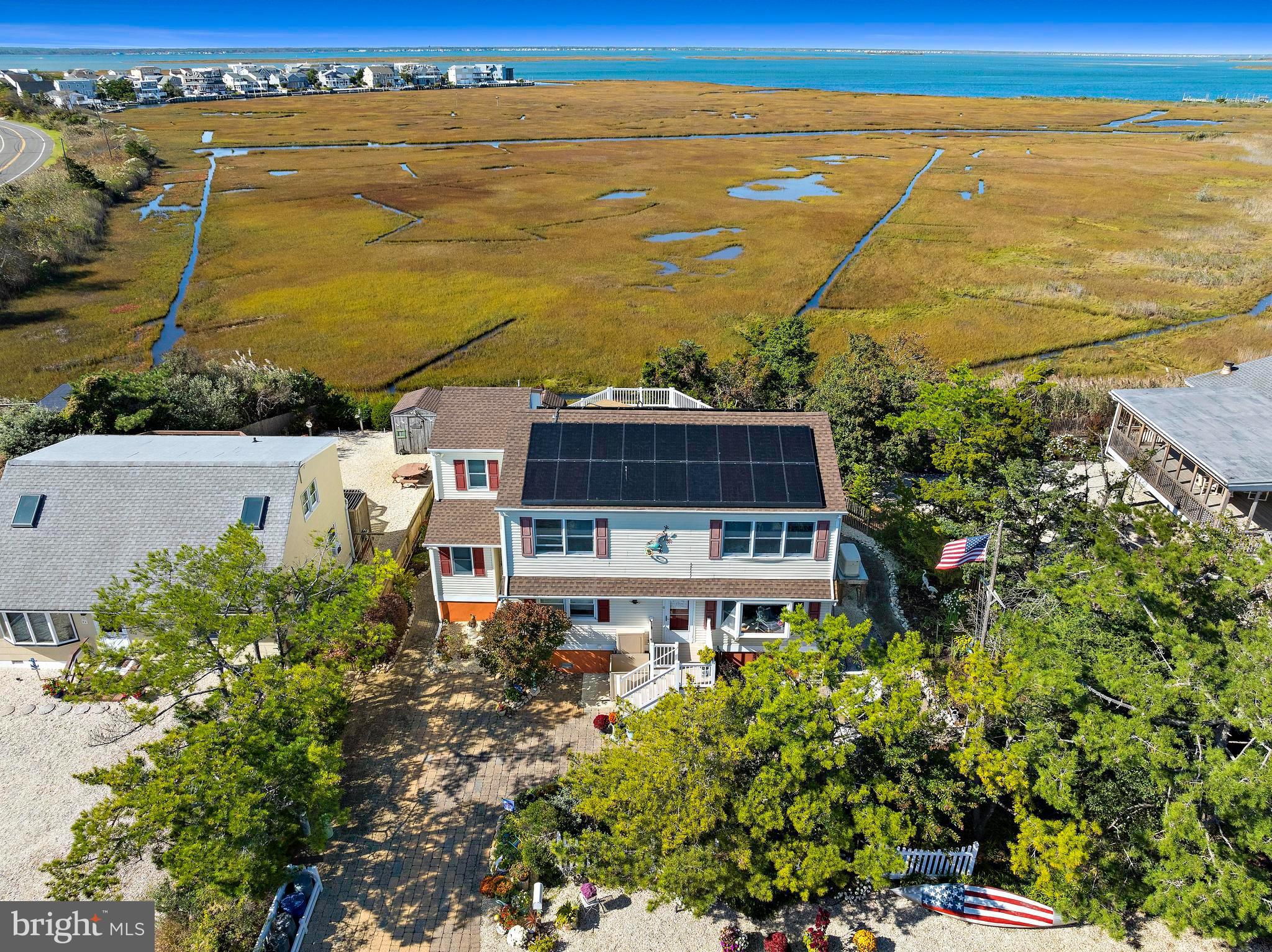 a view of a city with an ocean view