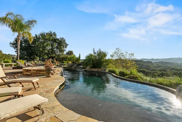 a view of outdoor space and seating area