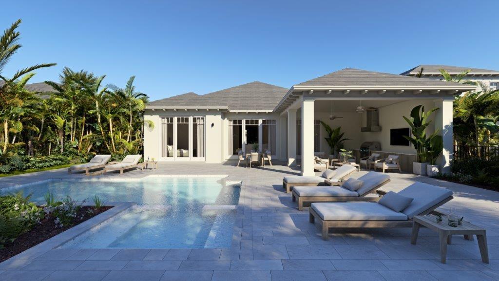 936 Surfsedge Way Vero Beach, FL 32963 - Photo 2 of 11 a view of a house with swimming pool and porch